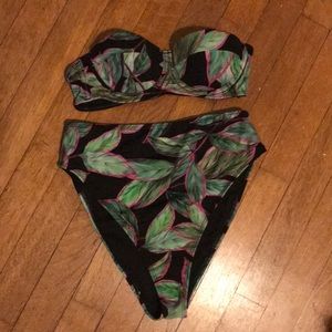 ASOS 2 piece bikini bottoms size 6/top size 32B